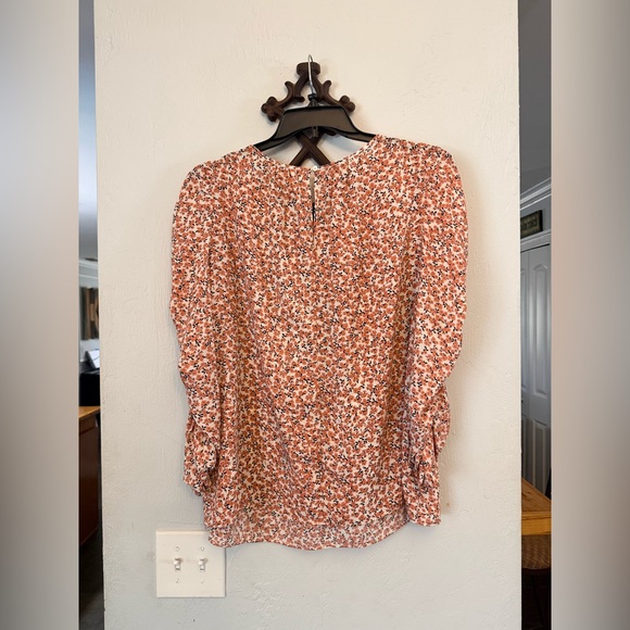 Max Studio Women's Floral Top Shirt Blouse - Picture 4 of 7